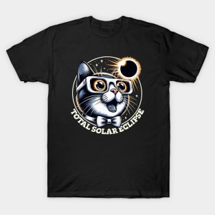 Funny Eclipse Cat T-Shirt